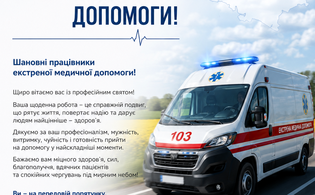 З Днем екстреної медичної допомоги!